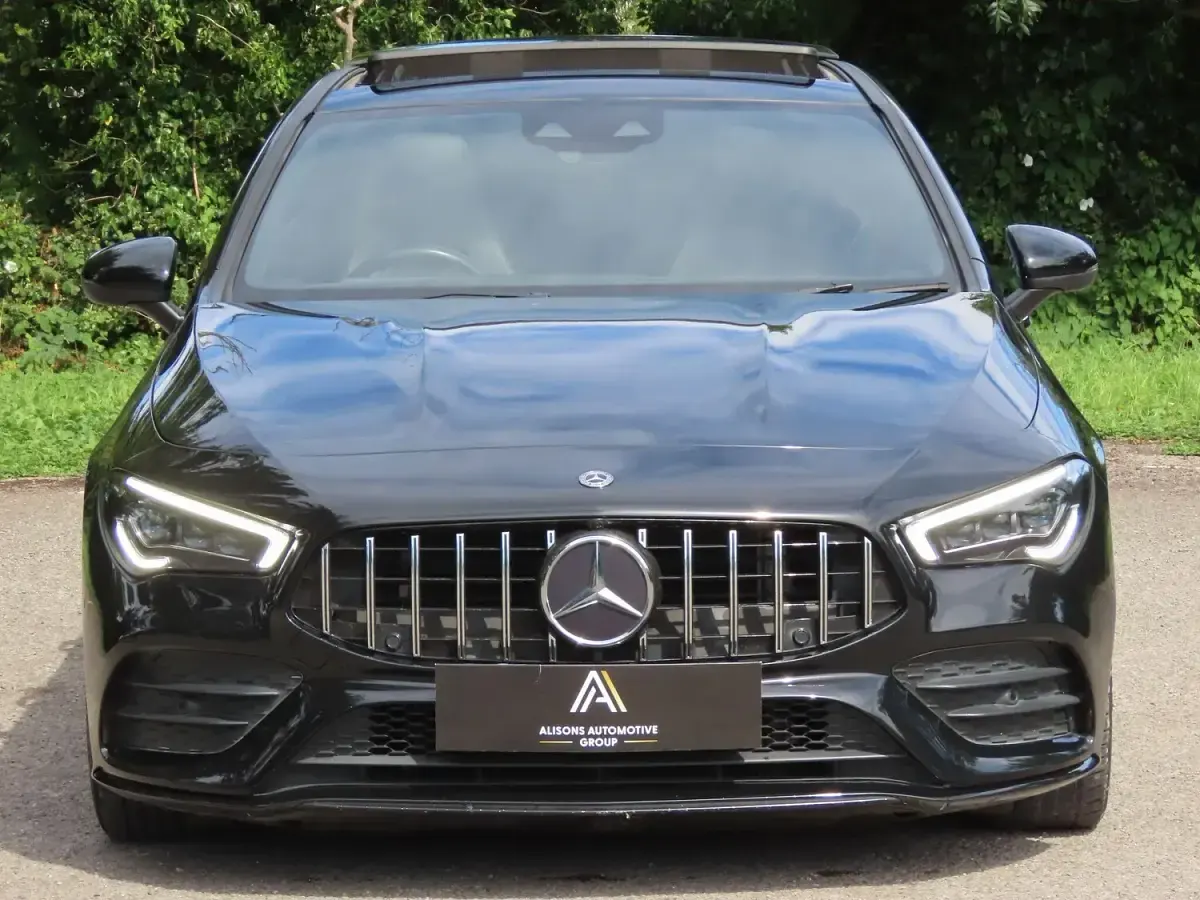 Used Mercedes CLA180 AMG Line Premium Plus 136 HP (100 kW) 2019 Black Coupe