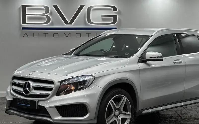 Used Mercedes GLA220 AMG line 177 HP (130 kW) 2016 Silver SUV