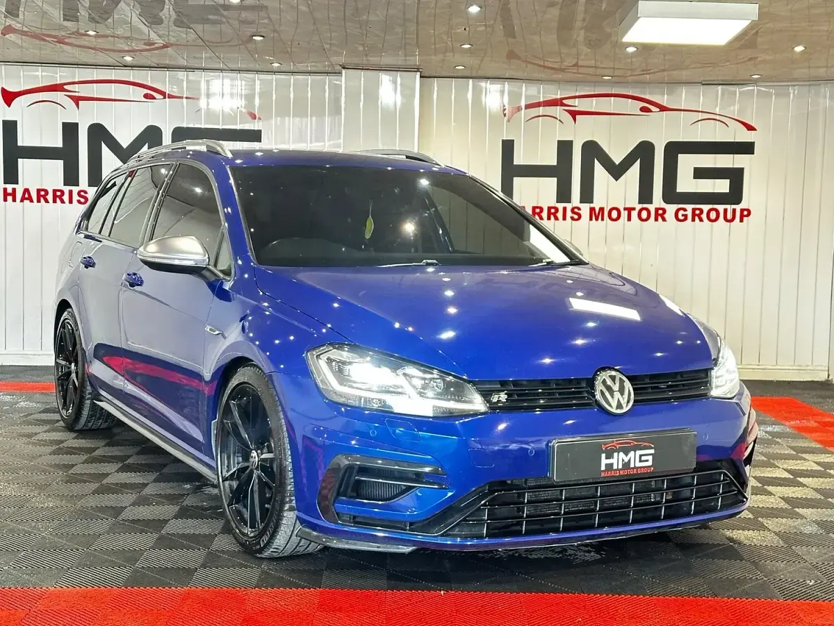 Used VW Golf VII R 2018 Blue Estate