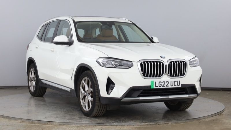 White Used 2022 BMW X3 xLine SUV | £33,485 (Fair price) - Image 1/4