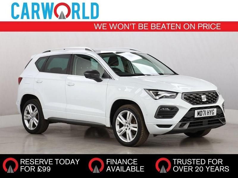 White Used 2022 Seat Ateca FR SUV | £17,945 (Good price) - Image 1/3
