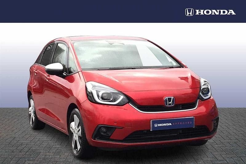 Used Honda Jazz Hybrid 109 HP (80 kW) 2021 Red Hatchback