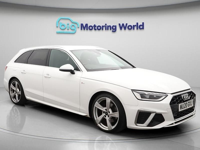 White Used 2020 Audi A4 S-Line Estate | £22,600 (Fair price) - Image 1/4