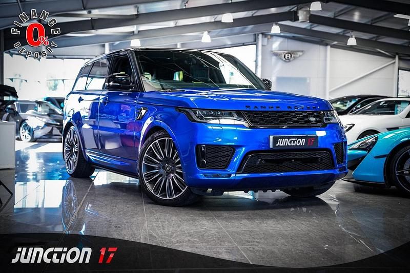 Used Land Rover Range Rover Sport Autobiography Dynamic 525 HP (386 kW) 2018 Blue SUV