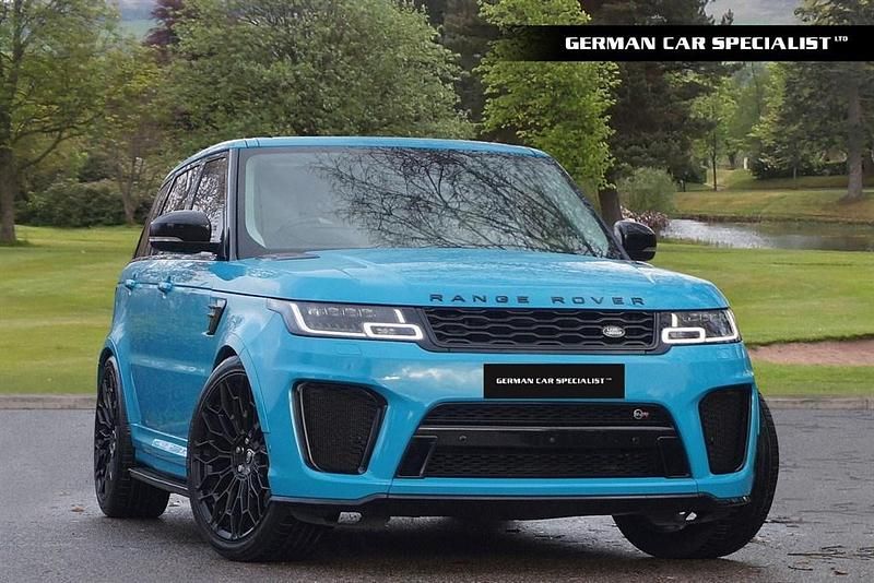 Blue Used 2021 Land Rover Range Rover Sport SVR SUV | £56,990 (Fair price) - Image 1/4