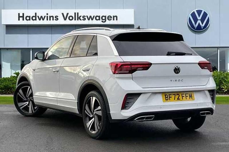 Used VW T-Roc R-line 150 HP (110 kW) 2022 White SUV