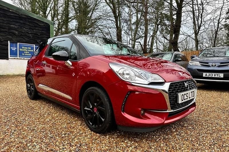 Used DS Automobiles DS3 Performance 110 HP (80 kW) 2018 Red Hatchback