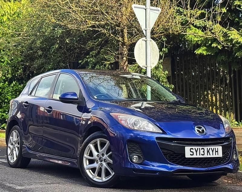Begagnad Mazda 3 105 HK (77 kW) 2013 Blå Halvkombi