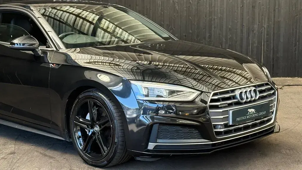 Used Audi A5 S-Line 190 HP (139 kW) 2017 Black Coupe