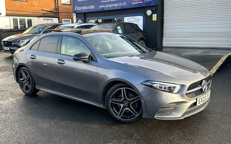 Grey Used 2022 Mercedes A200 AMG Line Premium Plus Sedan | £22,990 (A bit pricey) - Image 1/3