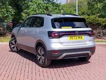 Used VW T-Cross Black Edition 110 HP (80 kW) 2024 Silver SUV