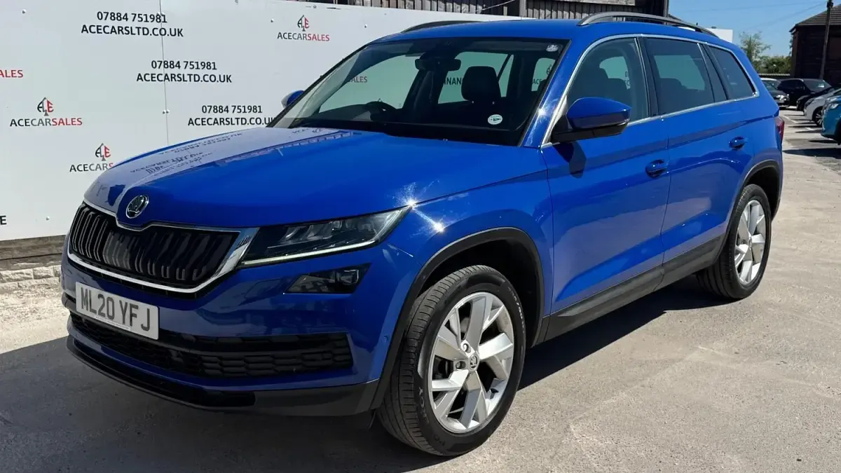 Used Skoda Kodiaq SE L 150 HP (110 kW) 2020 Blue SUV