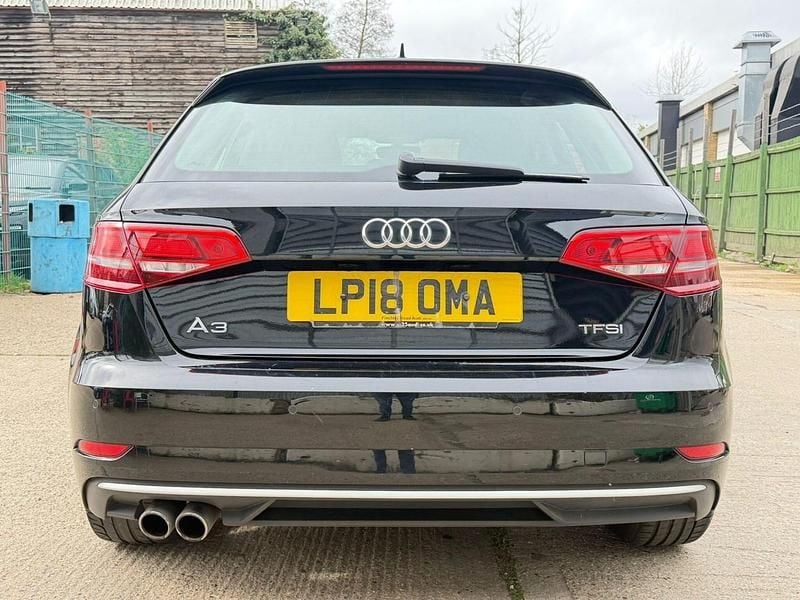 Used Audi A3 Sport 150 HP (110 kW) 2018 Black Sedan