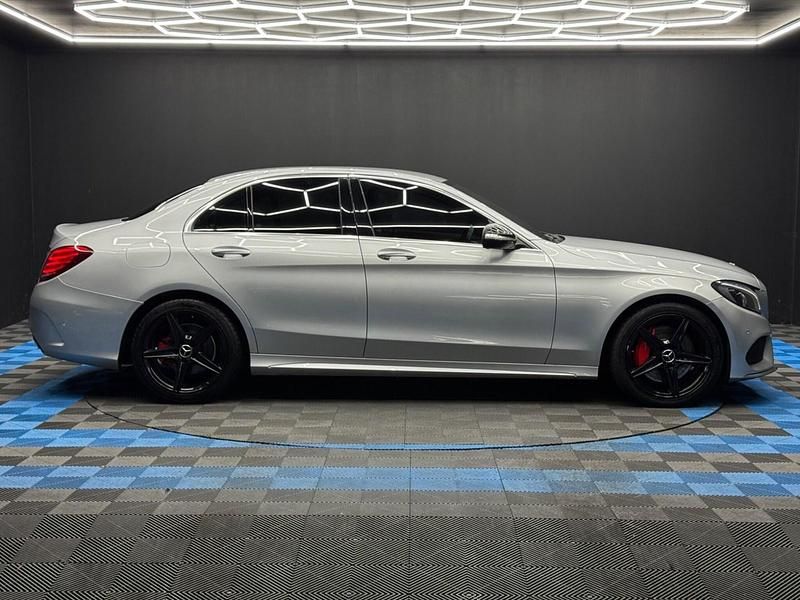 Used Mercedes C250 AMG line 2014 Silver Sedan