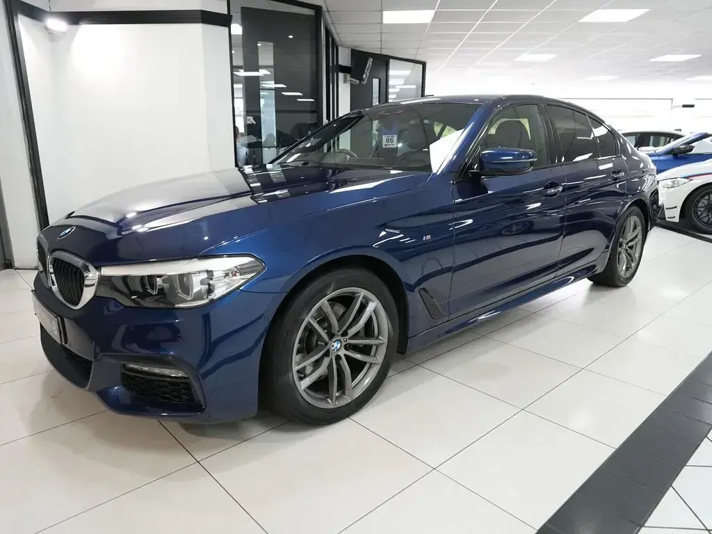 Used BMW 520 M Sport 190 HP (139 kW) 2018 Blue Sedan