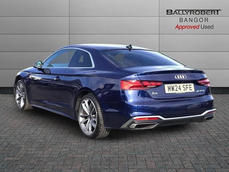 Used Audi A5 S-Line 201 HP (147 kW) 2024 Blue Coupe