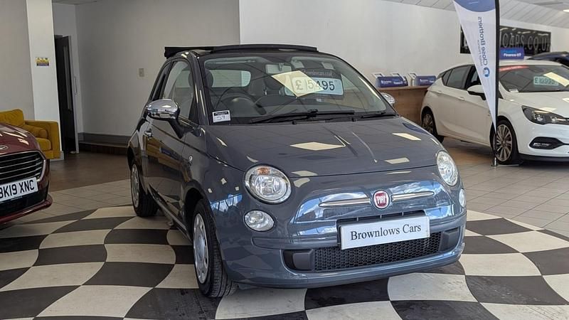 Grey Used 2015 Fiat 500 Pop Cabriolet | £5,495 (Fair price) - Image 1/4