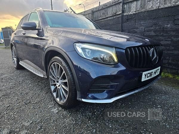 Used Mercedes GLC250 AMG line 2016 Blue Estate