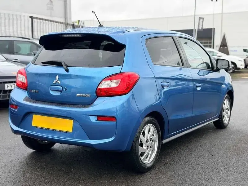 Used Mitsubishi Mirage 2019 Blue Hatchback