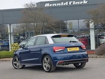 Used Audi A1 S-Line 125 HP (91 kW) 2017 Blue Hatchback