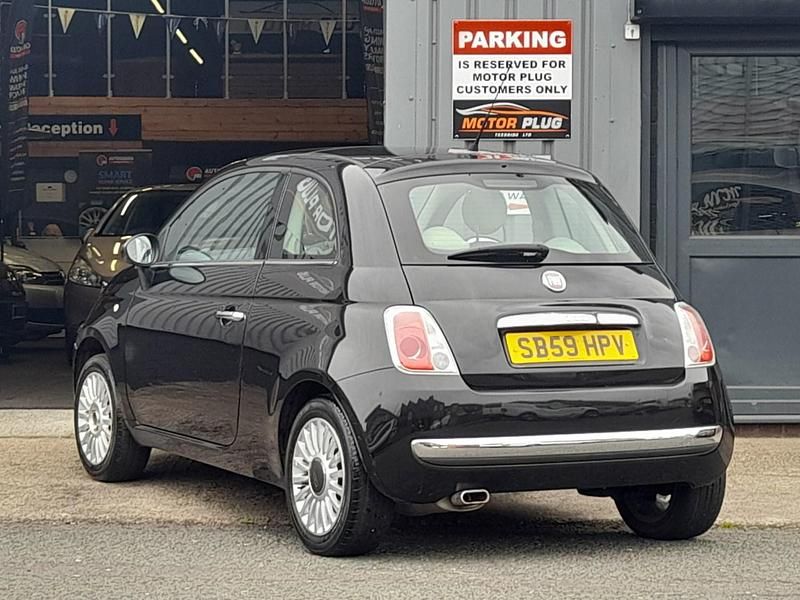 Used Fiat 500 Lounge 69 HP (50 kW) 2010 Black Hatchback