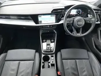 Used Audi A3 S-Line 150 HP (110 kW) 2022 Black Sedan