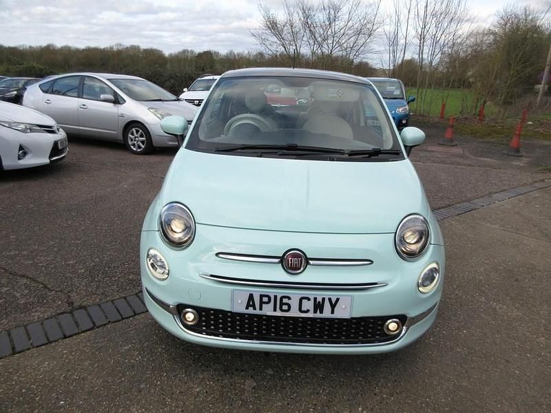 Used Fiat 500 Lounge 69 HP (50 kW) 2016 Green Hatchback
