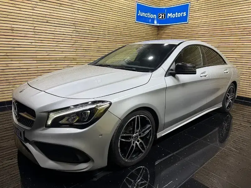 Used Mercedes CLA220 AMG line 177 HP (130 kW) 2017 Silver Coupe