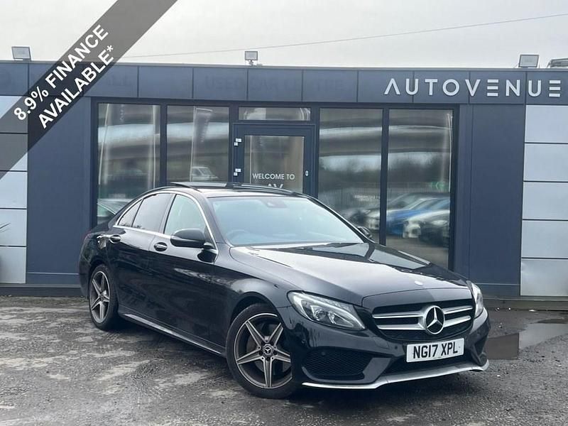 Used Mercedes C250 AMG Line Premium Plus 2017 Black Sedan