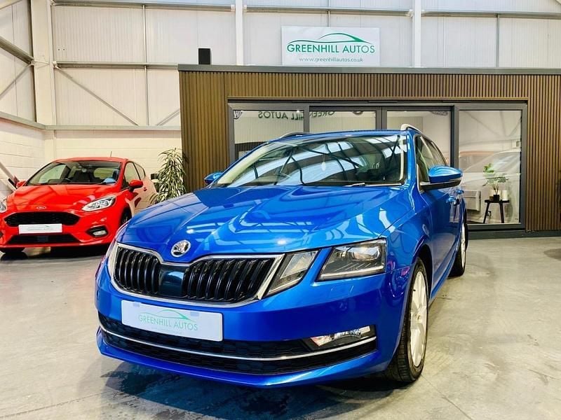 Used Skoda Octavia SE L 115 HP (84 kW) 2019 Blue Estate