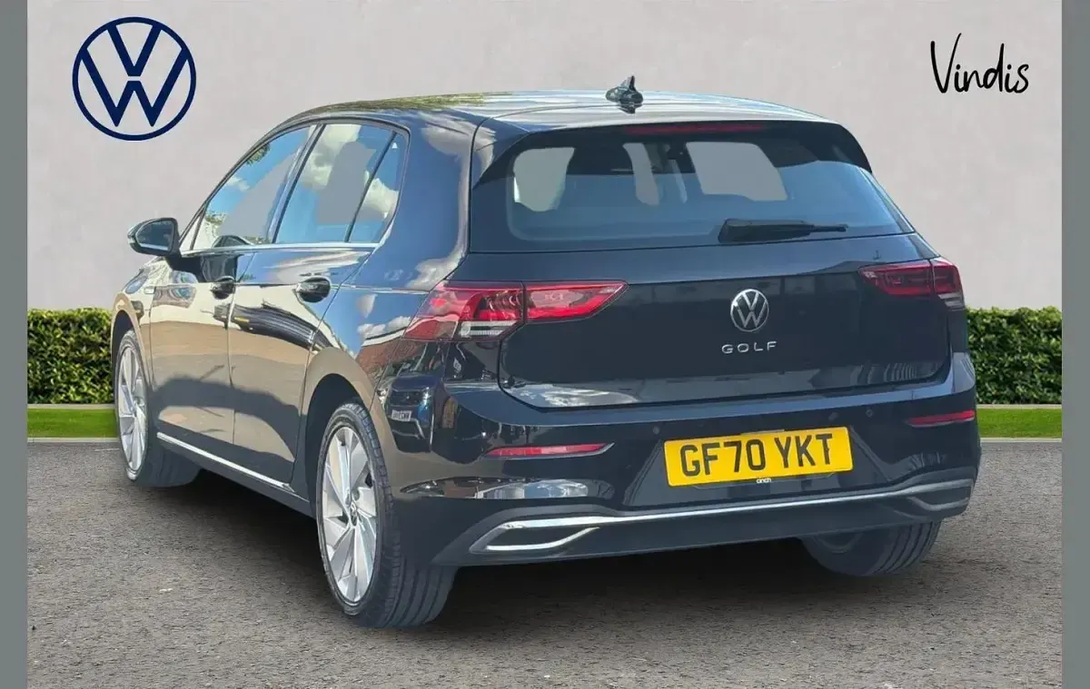 Used VW Golf VIII Style 147 HP (108 kW) 2020 Black Hatchback
