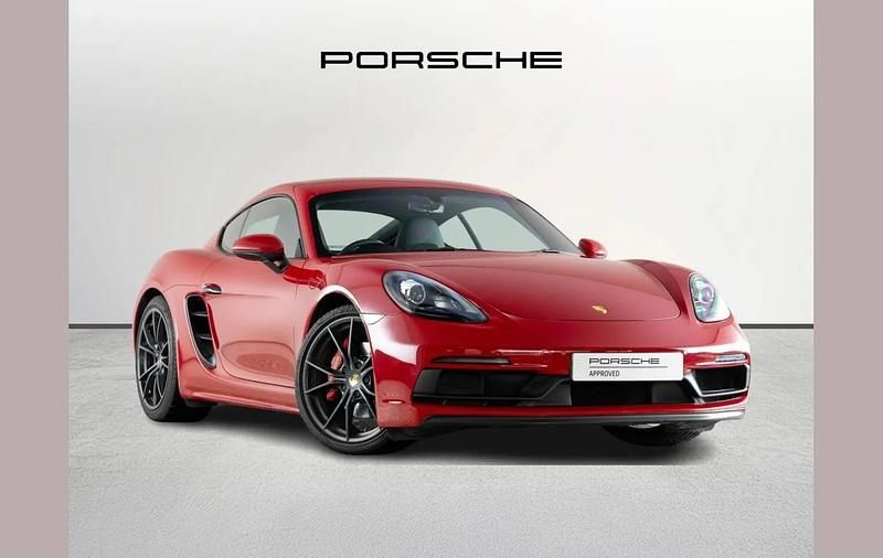 Red Used 2019 Porsche Cayman Coupe | £48,990 (Expensive) - Image 1/4