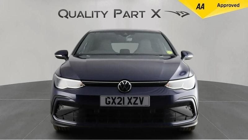 Used VW Golf VII R-line 150 HP (110 kW) 2021 Blue Hatchback