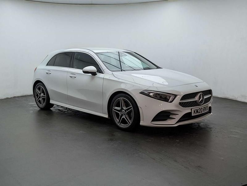 Used Mercedes A200 AMG line 163 HP (119 kW) 2020 White Hatchback