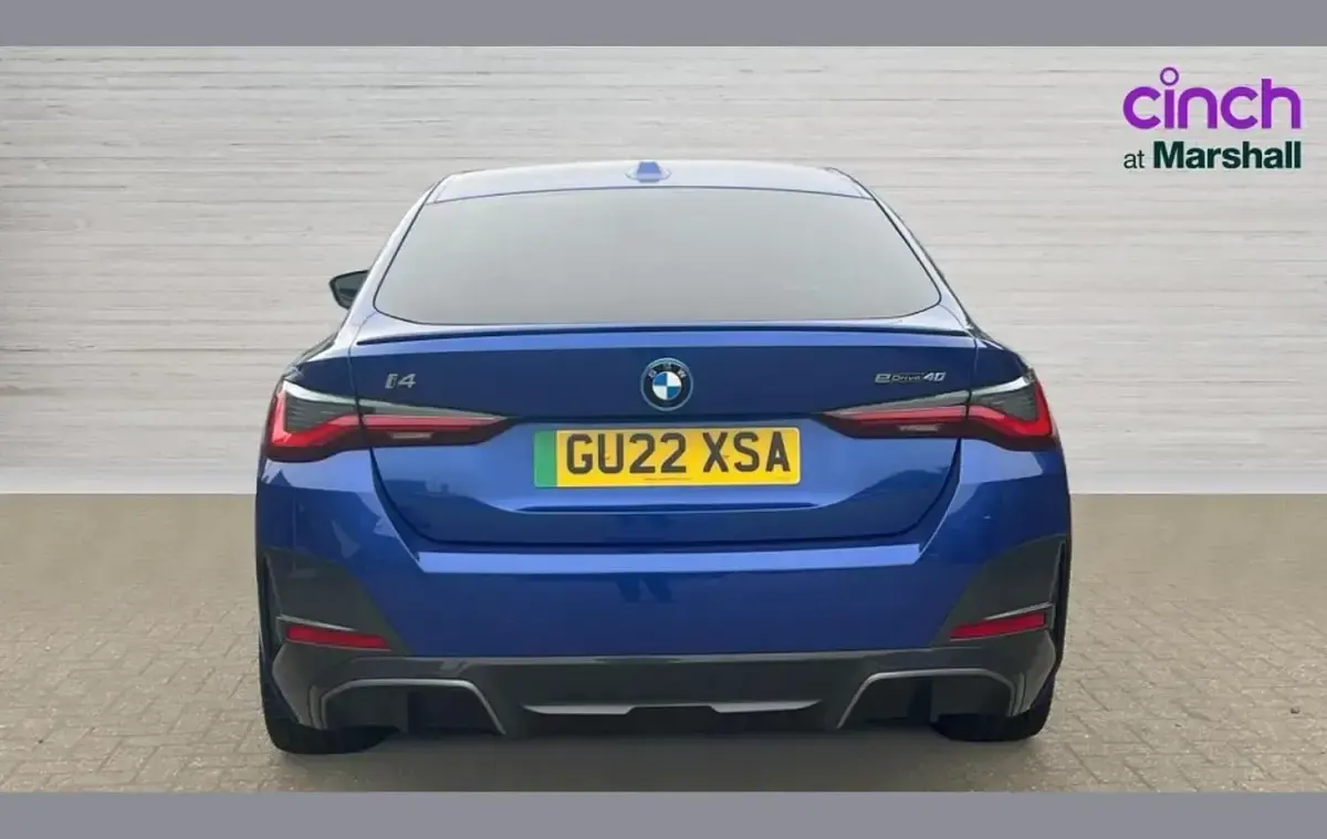Used BMW i4 M Sport 250 kW (340 HP) 2022 Blue Sedan