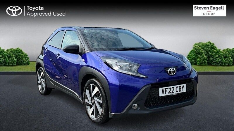 Blue Used 2022 Toyota Aygo Hatchback | £12,782 (Fair price) - Image 1/4