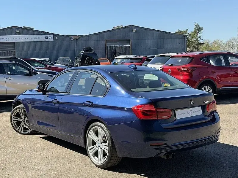 Used BMW 320 Sport Line 2016 Blue Sedan