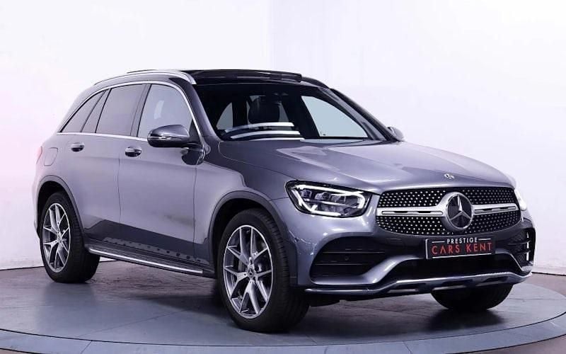 Grey Used 2022 Mercedes GLC300 AMG Line Premium Estate | £39,148 (A bit pricey) - Image 1/4