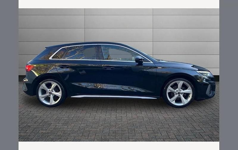 Used Audi A3 S-Line 150 HP (110 kW) 2022 Black Hatchback