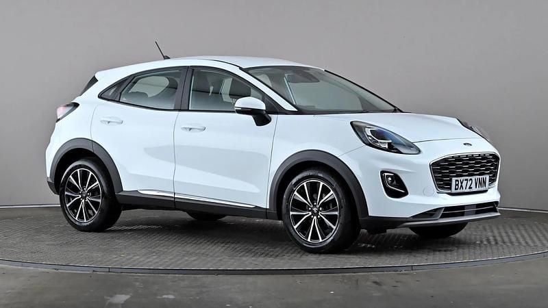 White Used 2022 Ford Puma Titanium Hatchback | £11,798 (Fair price) - Image 1/4
