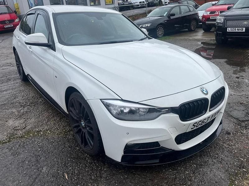 White Used 2013 BMW 330 M Sport Sedan | £9,343 (Fair price) - Image 1/4