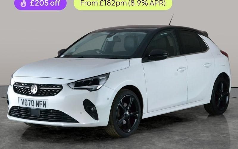 Used Vauxhall Corsa Elite 101 HP (74 kW) 2020 White Hatchback