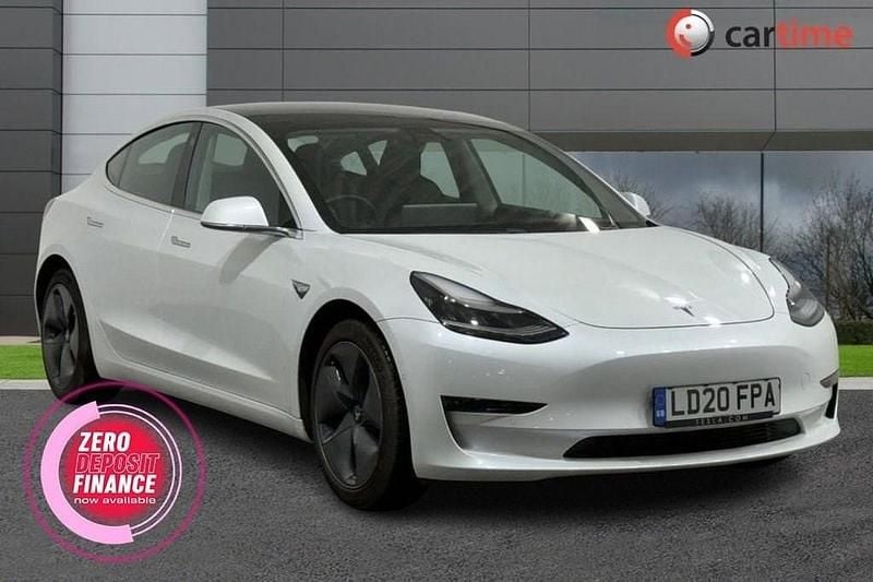Used Tesla Model 3 Long Range AWD 366 kW (498 HP) 2020 White Sedan