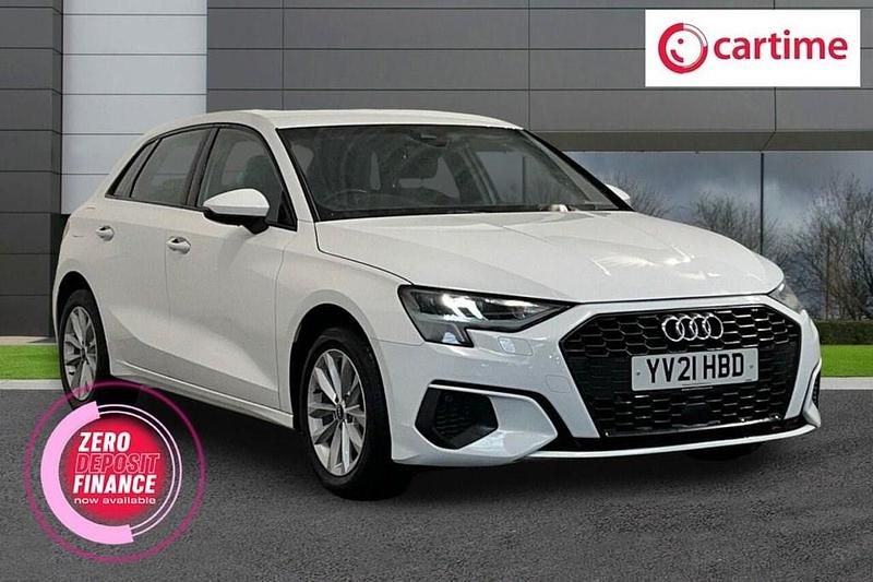 White Used 2021 Audi A3 Sportback Design Hatchback | £15,499 (Fair price) - Image 1/4