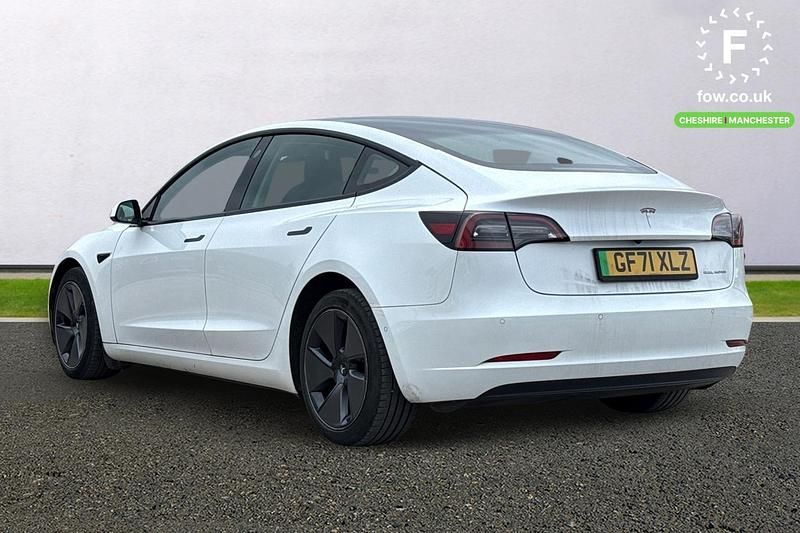 Used Tesla Model 3 Long Range AWD 77 kW (106 HP) 2021 White Sedan