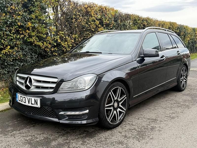 Black Used 2013 Mercedes C250 AMG Estate | £6,495 (Fair price) - Image 1/4