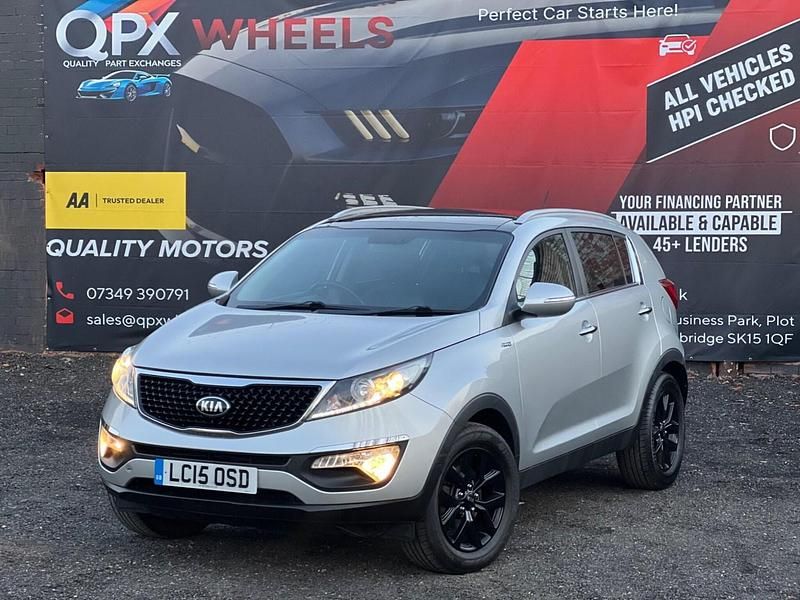 Begagnad Kia Sportage 134 HK (98 kW) 2015 Silver SUV