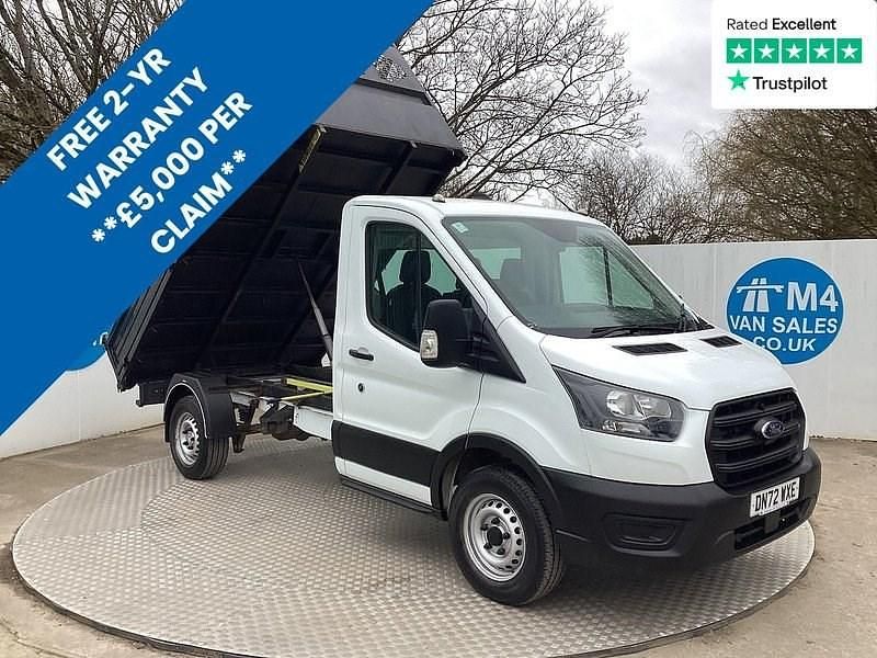 Used Ford Transit S 130 HP (95 kW) 2022 White Cabriolet