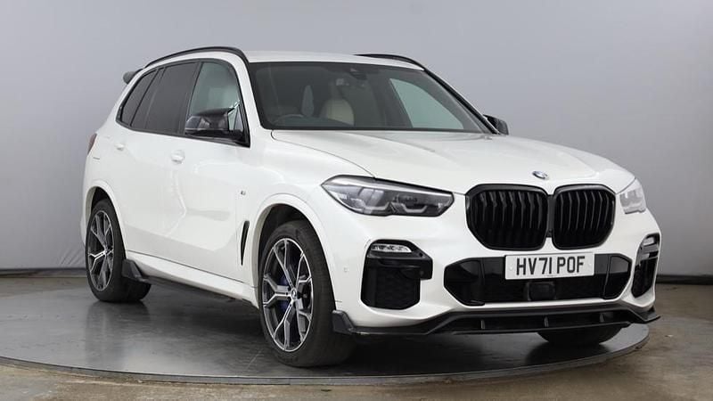White Used 2021 BMW X5 M Sport SUV | £43,899 (Fair price) - Image 1/4