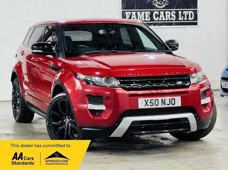 Red Used 2013 Land Rover Range Rover evoque Dynamic Estate | £6,500 (Good price) - Image 1/3